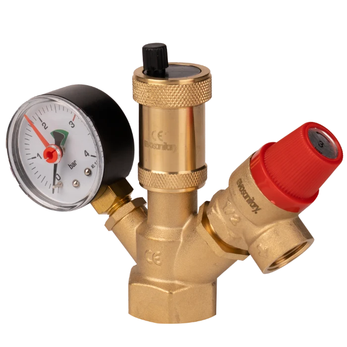 Sistem Siguranta Incalzire, Supapa, Aerisitor, Manometru Evosanitary [1]