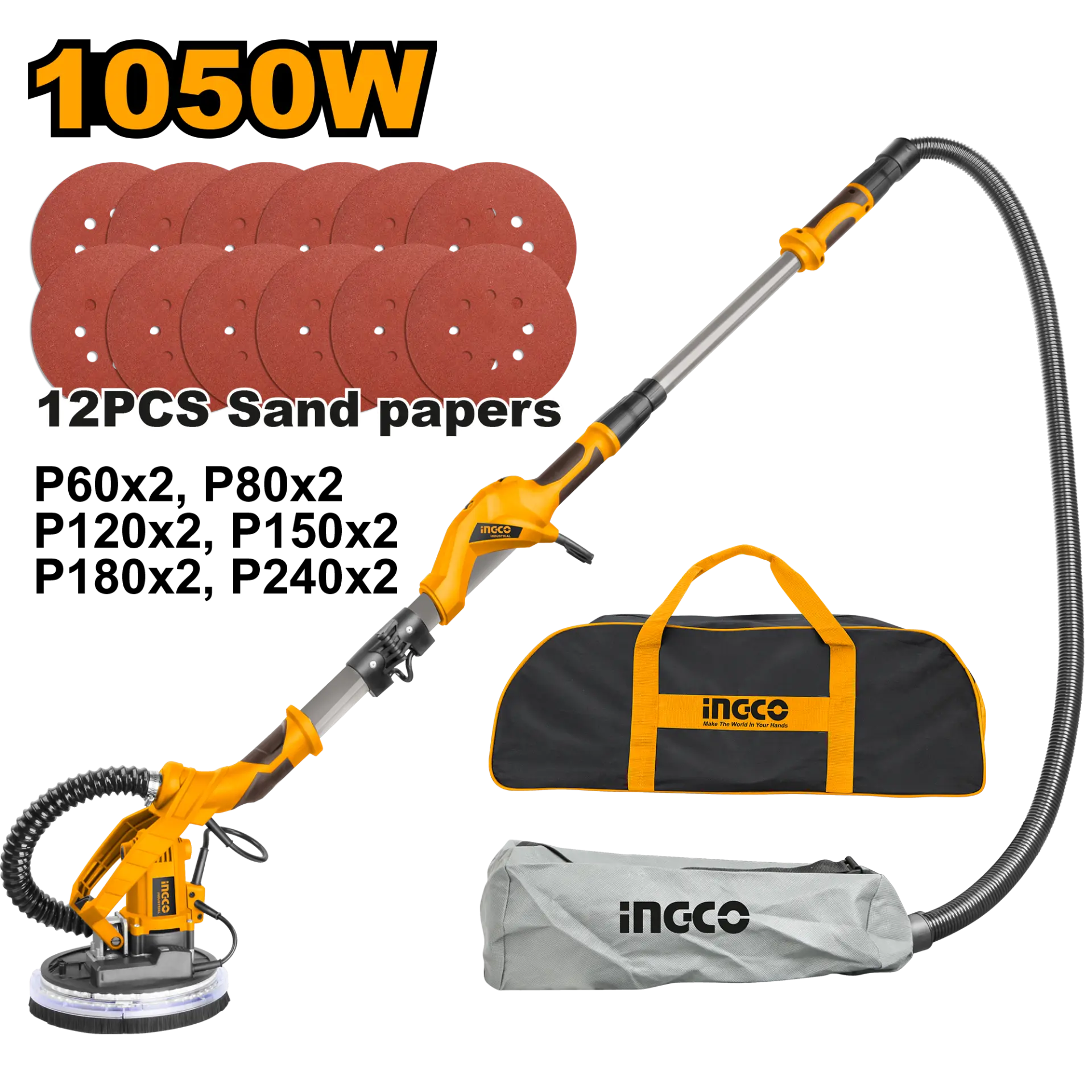 Masini de slefuit si rindele - Slefuitor pentru Pereti tip Girafa 1050w
