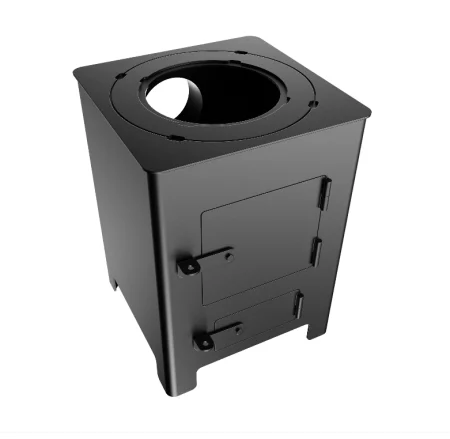 Soba de exterior pentru ceaun disc sau gratar, patrata, din metal grosime 3mm, 33 x 33 cm [5]