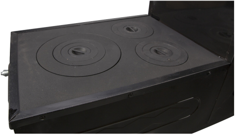 Soba de Gatit Emailata Tip L / Cizma, Neagra [24]