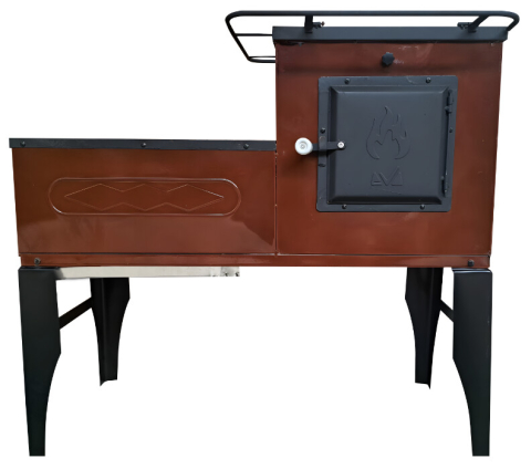 Soba de Gatit Emailata Tip L / Cizma, Neagra [178]