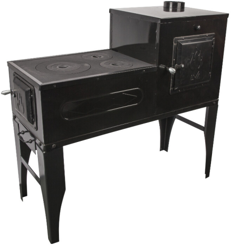 Soba de Gatit Emailata Tip L / Cizma, Neagra [6]