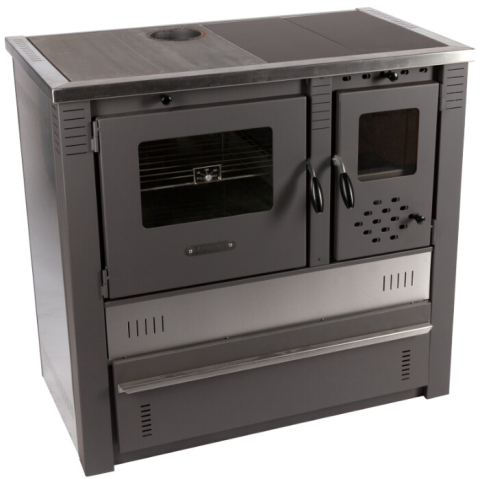 Soba de Gatit pe Lemne cu Plita si Cuptor din Inox [5]