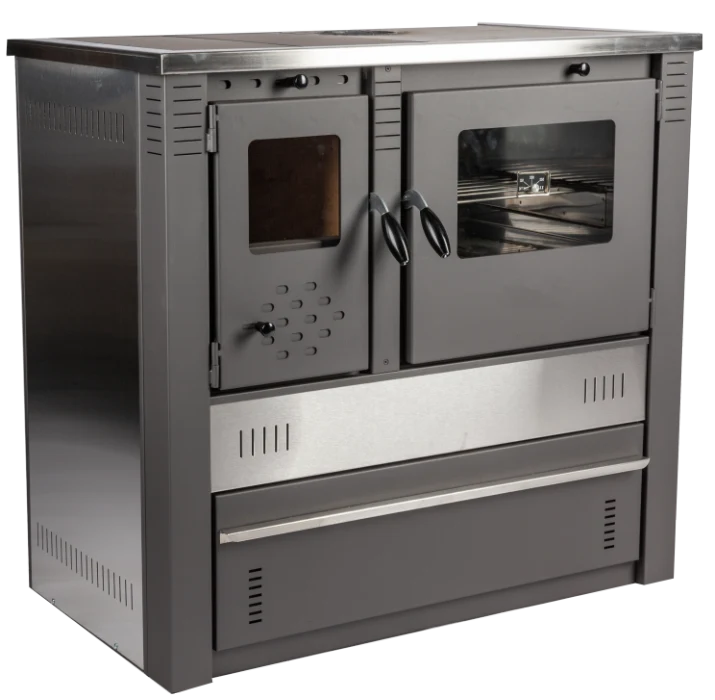 Soba de Gatit pe Lemne cu Plita si Cuptor din Inox [8]