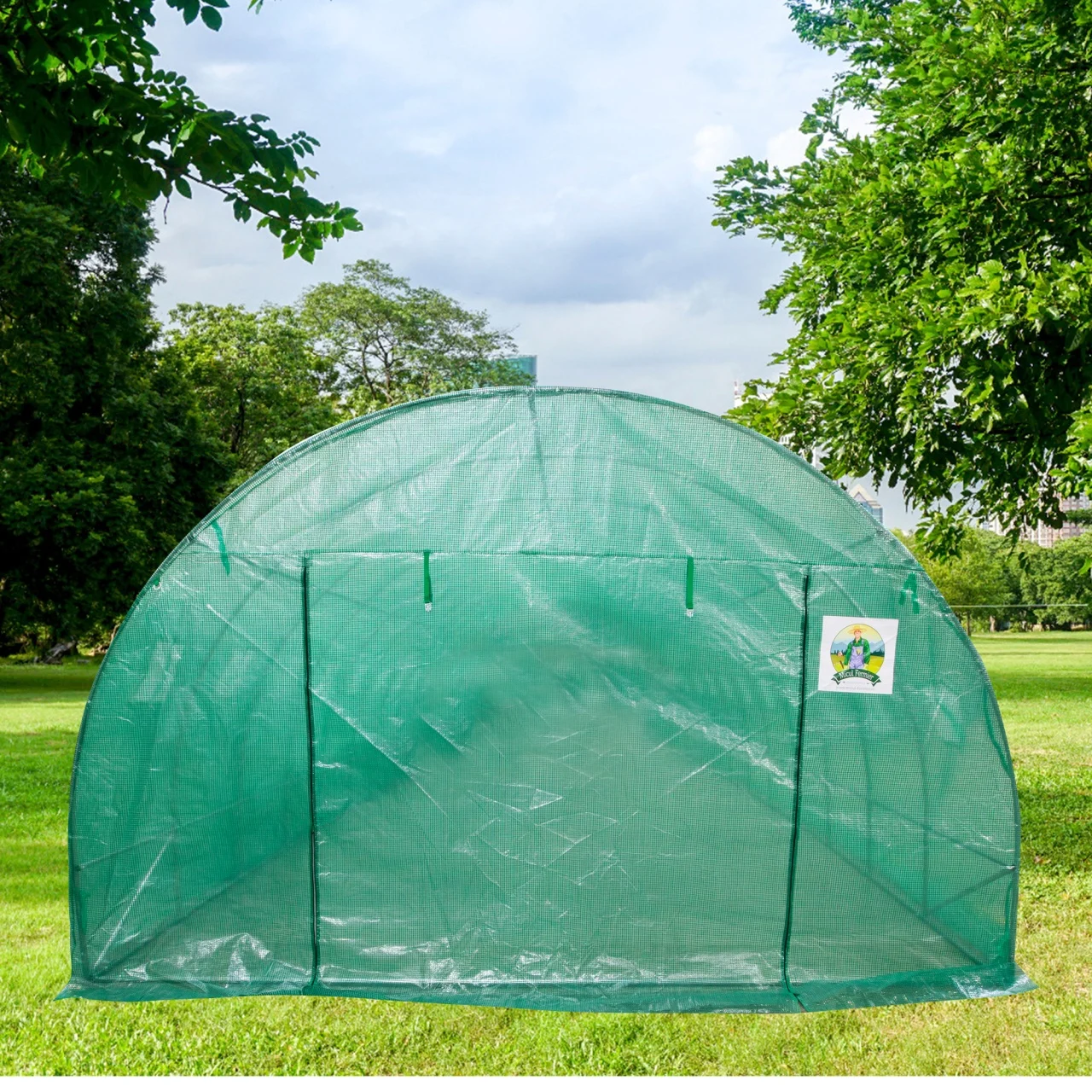 Solar/Sera Micul Fermier 8x4x2.5m , polietilena, densitate 140g/mp UV4 [1]