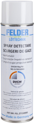 Accesorii gaz - Spray pentru Detectare Scurgeri de Gaze Felder