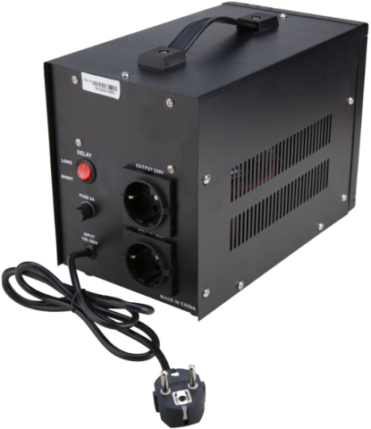 Stabilizator de Tensiune 500VA, LCD Display, Servomotor si Functie de Intarziere [2]