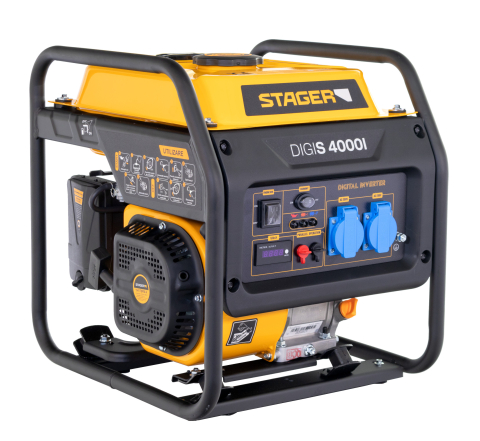 Generatoare si motoare - Stager DigiS 4000i Generator digital invertor open-frame 4kW, monofazat, benzina, G2, autonomie pana la 13h