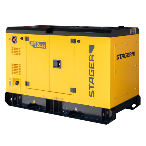 Stager YDY12S-S3 Generator insonorizat dual 12kVA, 16A, 1500rpm, trifazat, diesel [5]