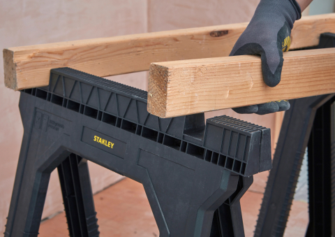 Accesorii si piese utilaje constructii - Stanley STST1-70355 Set 2 capre de lucru 58x82x12.6cm