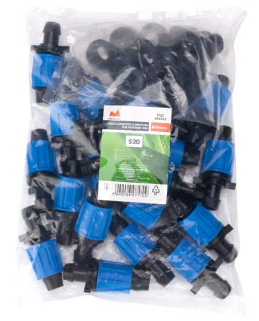 Start Conector cu Garnitura Tub Picurare 1001 - Diametru 16 mm [1]