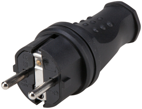 Accesorii prelungitoare - Stecher Cauciuc Schuko 16A BS-163