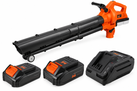 Suflante si aspiratoare frunze - Suflanata + 2 acumulatori  20V	4000mAh + 1 incarcator