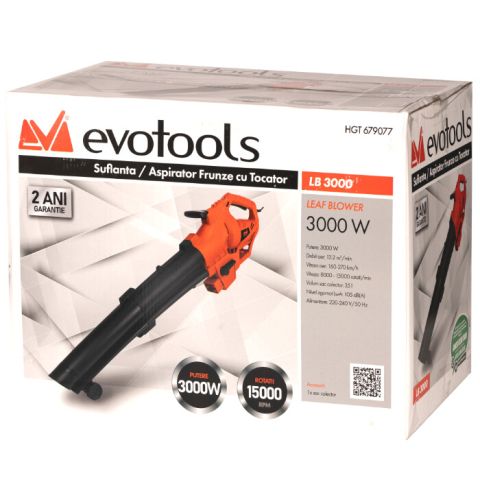 Suflanta / Aspirator Frunze cu Tocator LB 3000 EPTO - Putere suflanta 3000 W [9]