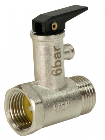 Accesorii instalati incalzire & ventilatie - Supapa de Siguranta pentru Boiler 1/2 FI-FE 6bar Evosanitary
