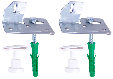 Accesorii instalati incalzire & ventilatie - Suport Calorifer din Otel 2 Pcs