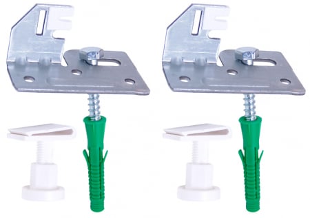 Sanitare - Suport Calorifer din Otel 2 Pcs