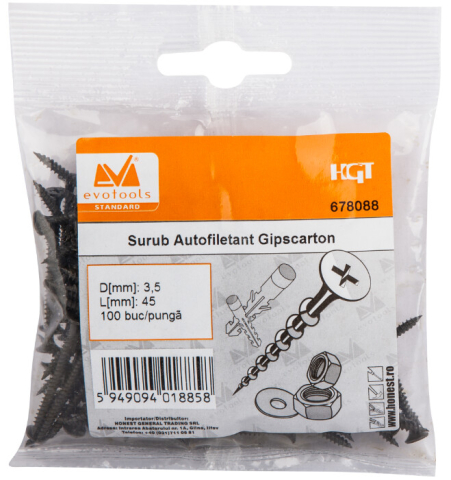Surub Autofiletant Gipscarton - 1.000 Buc [2]