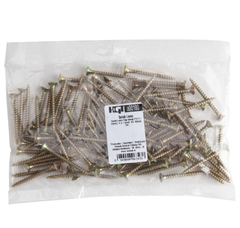 Surub Lemn Cap Inecat ETS P - Ambalare 100 [3]