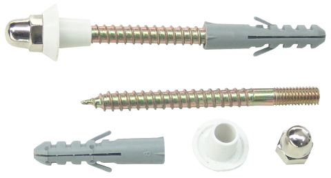 Accesorii vase de toaleta - Suruburi Fixare WC Crom 2 Pcs - Diametru suruburi M6 mm Lungime suruburi 70 mm