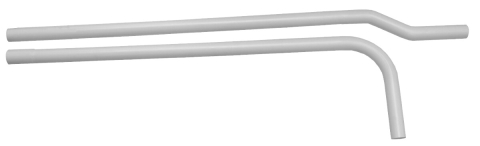 Accesorii vase de toaleta - Teava de Scurgere pt Rezervor WC la Inaltime - Diametru teava 32 mm