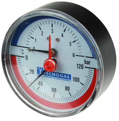 Sanitare - Termomanometru - Diametru termomanometru 1/2 inch