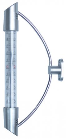 Decoratiuni de exterior - Termometru de Exterior cu Suport Semicerc - Cod termometru TMS-135