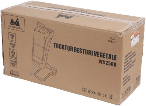 Tocator Resturi Vegetale WS 2500 EPTO - Putere tocator 2500 W [1]