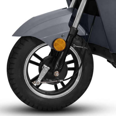 Triciclu electric 1000W, Voltarom VM4 Fara permis, 60V, 20Ah, viteza maxima 25 Km pe ora, Gri, Autonomie 50Km [9]