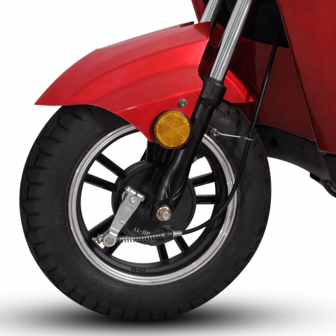 Triciclu electric 1000W, Voltarom VM4 Fara permis, 60V, 20Ah, viteza maxima 25 Km pe ora, Rosu, Autonomie 100Km [7]