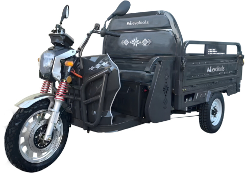 Tricicluri - Triciclu Electric Cargo cu Descarcare Hidraulica Greuceanu TRCC1500, Putere maximala: 3000 W, autonomie 60km, Viteza maxima: 25 km/h