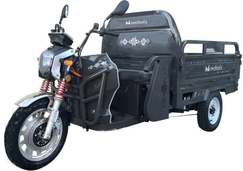 Scutere, ATV si Biciclete - Triciclu Electric Cargo TRCC1500N, Putere maximala: 3000 W, Autonomie: 60 km, Viteza maxima: 25 km/h
