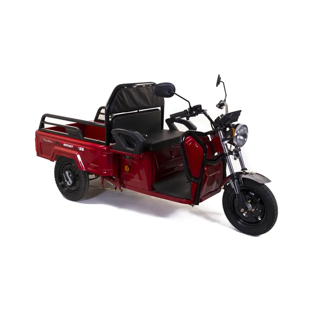Triciclete - Triciclu Electric Cu Remorca Rotakt Nautilus 1600W 25 km/h Autonomie 44 km Baterie plumb-acid 60V 32Ah Greutate maxima 364 kg, Fara permis