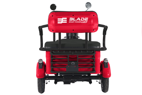 TRICICLU ELECTRIC PERSOANE 2000W, 25 km/h, autonomie 70km - TRIP X2 BLADE [2]