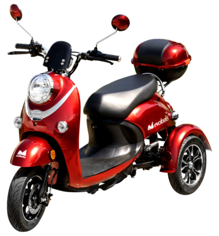 Tricicluri - Triciclu Electric Persoane Goe TRP800, Putere maximala: 980 W / Autonomie 50km, Viteza maxima: 25 km/h