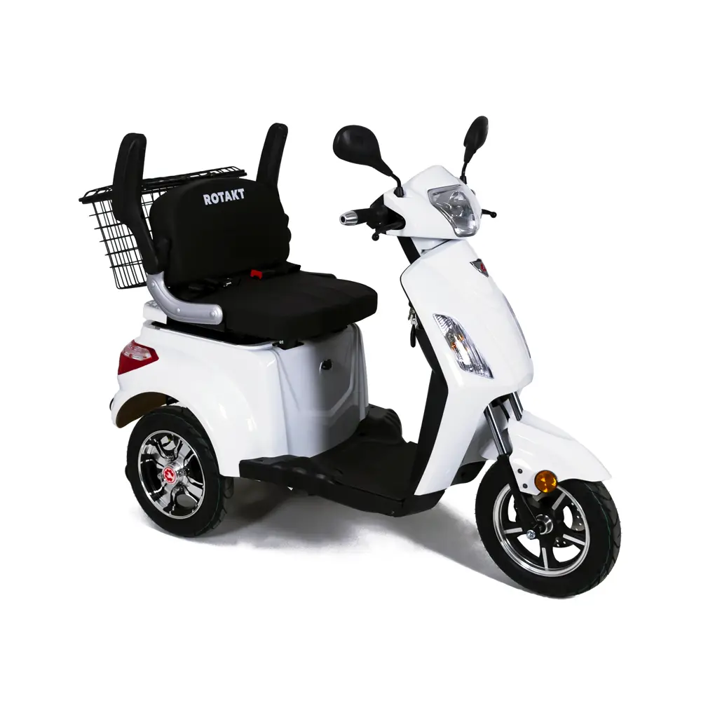 Scutere, ATV si Biciclete - Triciclu Electric Rotakt Voyager Motor 1000W, Viteză 25 km/h Autonomie 49 km Baterie plumb-acid 60V 20Ah Greutate maximă 199kg, Fără permis