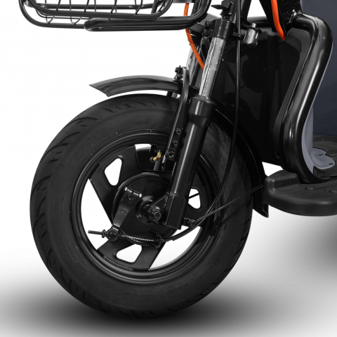 Triciclu electric Voltarom APM5, 60V, 20 AH, 1000W, fara permis, 25km/h, Gri, autonomie pana la 40km [3]