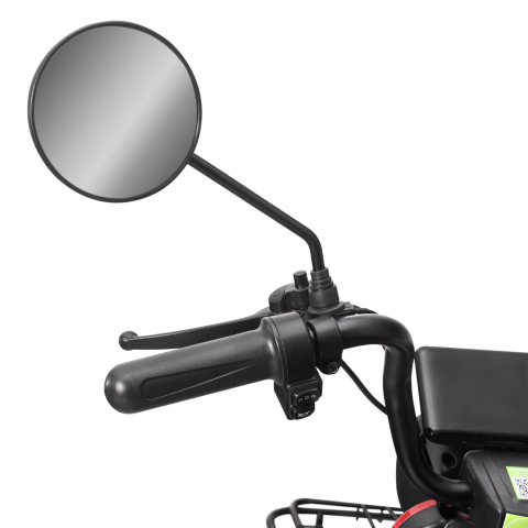 Triciclu electric Voltarom APM5, 60V, 20 AH, 1000W, fara permis, 25km/h, Rosu, autonomie pana la 40km [8]