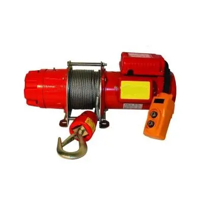 Troliu si Centuri/Sufe Tractat auto - Troliu Electric cu Cablu de Otel 12m 200kg