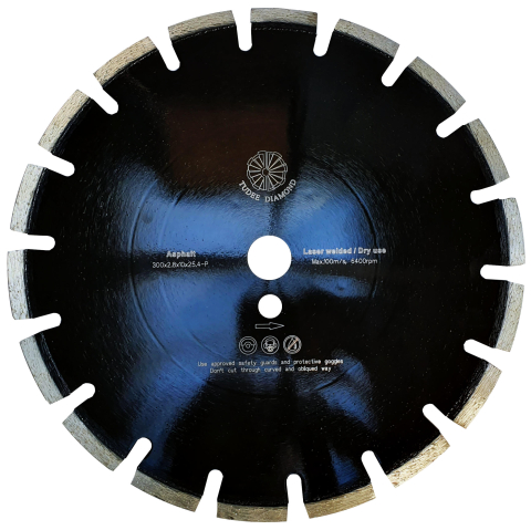 Scule & unelte - Tudee Disc diamantat debitare asfalt, standard, 300x25.4x10x2.8mm