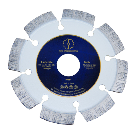 Scule & unelte - Tudee Disc diamantat debitare beton dur, standard, 115x22.2x12x2.2mm