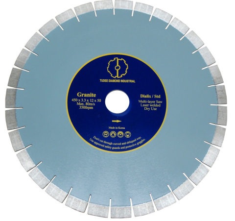 Scule & unelte - Tudee Disc diamantat debitare granit, standard, 450x50x12x3.3mm, reductie