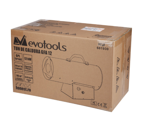 Tun de Caldura pe Gaz GFA 12kW EvoTools [1]