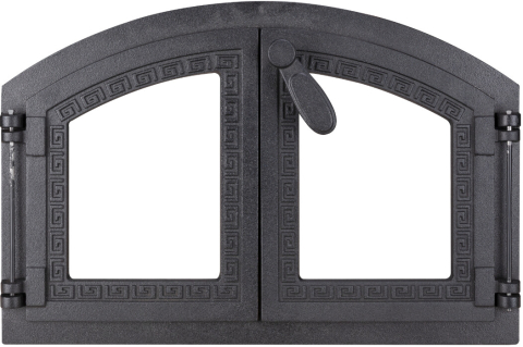 Sobe si burlane - Usa Cuptor Pizza cu Geam Model Grecesc