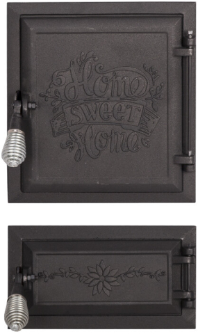 Usi pentru sobe - Usa Soba + Cenusar Home Sweet Home - Inaltime usa 275+140 mm Latime usa 255 mm