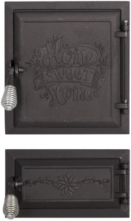 Usi pentru sobe - Usa Soba + Cenusar Home Sweet Home - Inaltime usa 275+140 mm Latime usa 255 mm