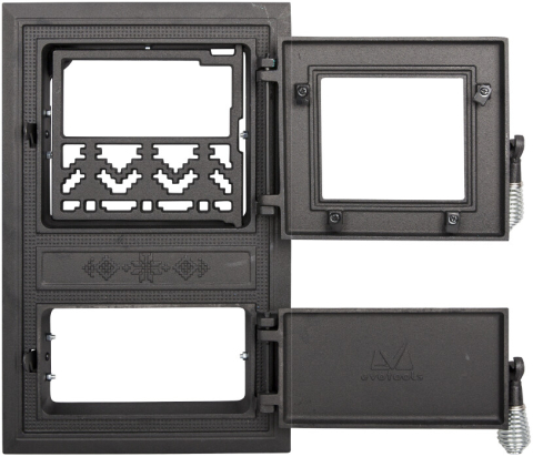 Usa Soba Monobloc cu Geam Motive Romanesti [2]