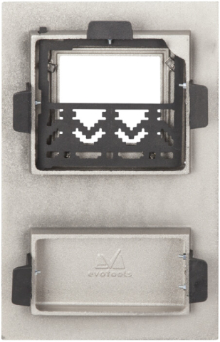 Usa Soba Monobloc cu Geam Motive Romanesti Nichelata [1]