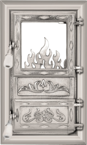 Usa Soba Monobloc cu Geam Nichelata [0]