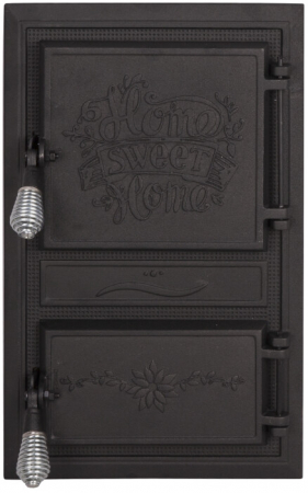 Usi pentru sobe - Usa Soba Monobloc Home Sweet Home - Inaltime usa 475 mm Latime usa 295 mm